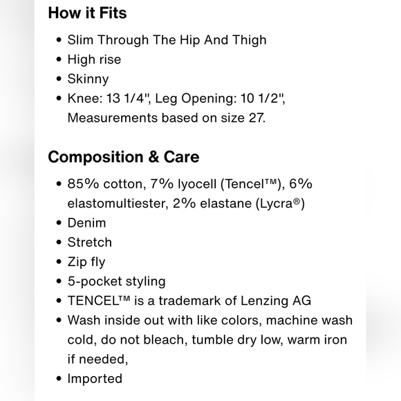 Levi's Premium721 High Rise Skinny Women's Jeans - Picture 7 of 8